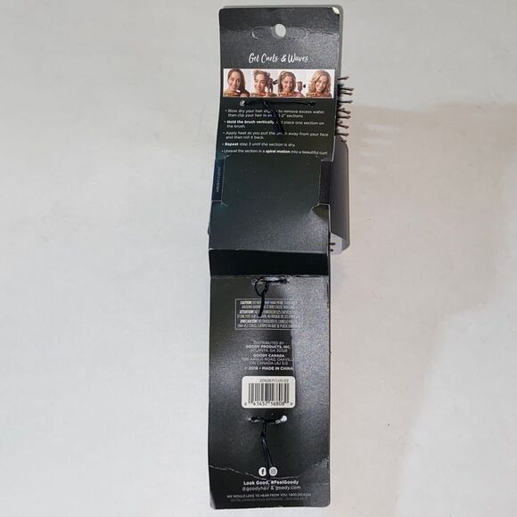 Goody Heat 101 Large Thermal Round Brush - Black and Gold main image 4